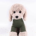 thumbnail image 4 of Barhoo Pet Clothes Dog Cat Winter Stripe Vest Shirt Bottoming Shirt Acrylic Absorbent Breathable Comfortable Fit Fashion Design Cute Print Small Medium Dogs Cats Everyday Wear Holiday Outfit, 4 of 9
