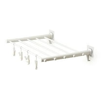 CHUNYAN Wall Mounted Collapsible Laundry Clothes Drying Rack Hidden Simple Clothes Drying Rack