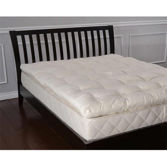 Light Weight Twin Size Wool Topper - Mattress Only