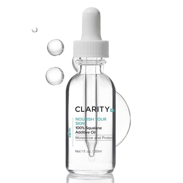 Aceite Aditivo 100% Squalane ClarityRx Transparente Nutritivo para la Piel