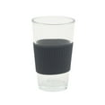 thumbnail image 2 of Mr. Coffee 4-Pack 15oz Midnight Blue Glass Tumblers with Lids and Straws – Reusable Iced Coffee Cups – Dishwasher Safe – To-Go Drinkware Water Glasses, 2 of 10