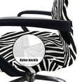 thumbnail image 5 of Renewold Zebra Print Desk Chair Cover Stretch Office Chair Slipcover Dustproof Desk Computer Chair Cover High Back Chair Protective Cover Zebra Stripe Home Decor Easy to Install, S, 5 of 7