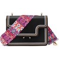 thumbnail image 5 of LAICAIW Grand Bandoulière Réglable Ceinture de Remplacement Style Guitare Sac à Bandoulière Sac à Main Sangle Multicolore en Toile (Grand : 1,97 Pouces(5CM)) (Color27), 5 of 5