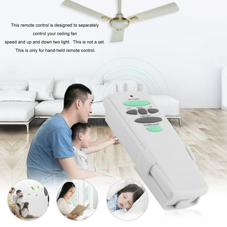 Universal Handhold Ceiling Fan Remote Control Kit With Up