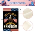 thumbnail image 4 of Sm:)e 250 Years of Freedom Eagle American Patriotic July 4th Garden Flag 12x18 Inch, Double Sided, 4 of 8