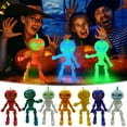 thumbnail image 5 of 3D-Printed Halloween Glow-in-the-Dark Zombie Pumpkin Man Ornament Features Color-Changing Effects, Perfect for Creating a Spooky Atmosphere and Can Be Displayed in a Variety of Shapes, 5 of 6