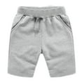 thumbnail image 2 of KYAIGUO Kids Toddler Shorts Pants for Boys,Baby Casual Solid Color Knitted Five-Minute Pants Drawstring Waist Soft Cute Breathable Newborn Shorts for 9M-10Y, 2 of 7