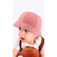 thumbnail image 2 of Modern Circled Pattern Old-Baby Maxi Hat 1-3 Years (Pink), 2 of 2