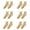 XI-Yellow, variant on JAHH 6 Pairs Sock Autumn and Winter White Student Socks Cotton Medium Tube Socks Solid Color 97% cotton 3% spandex Fashion Comfort Socks