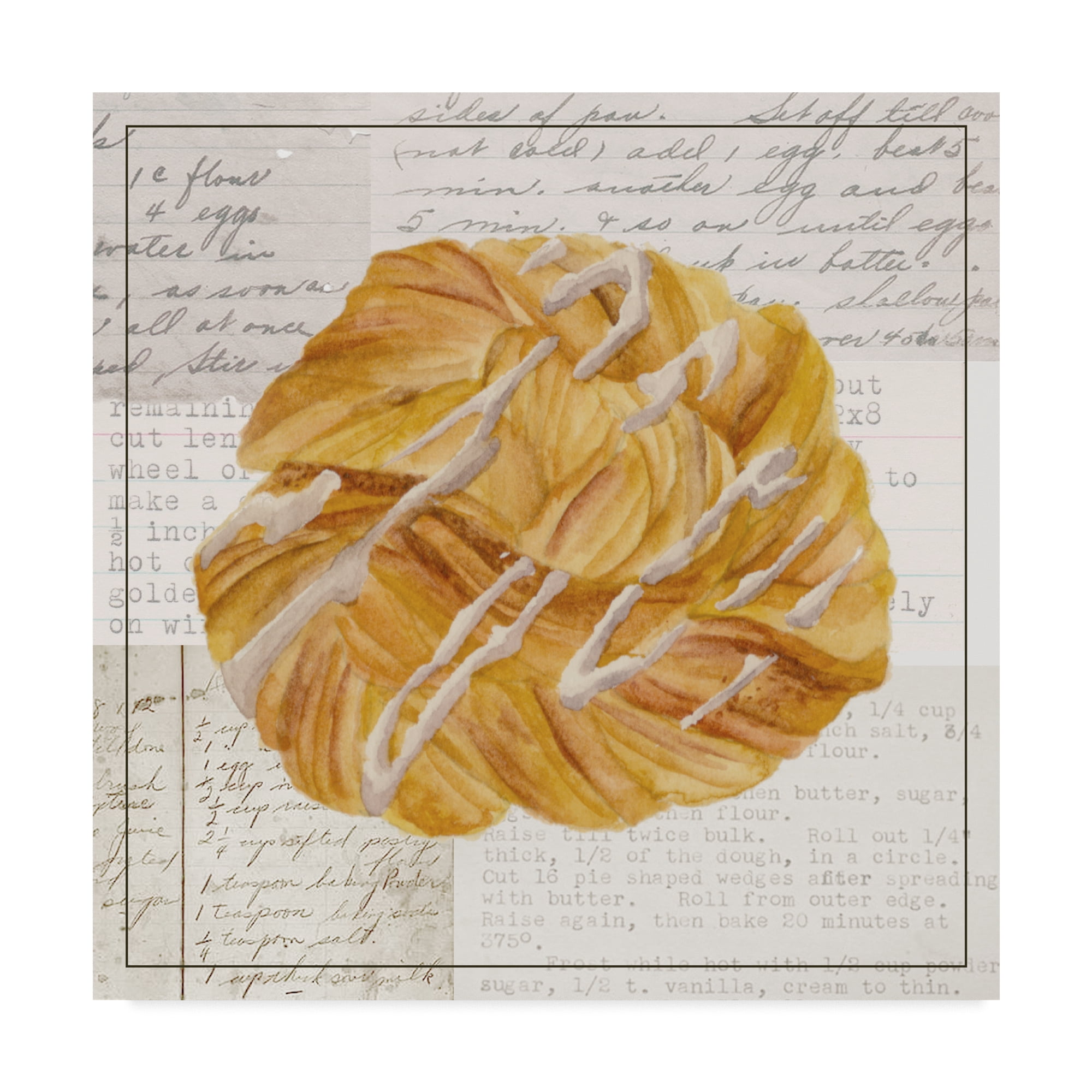 Trademark Fine Art Sweet Tooth Pastries Iv Canvas Art By Melissa Wang Walmart Com Walmart Com