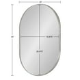 thumbnail image 6 of Kate and Laurel Rollo Capsule Framed Wall Mirror, Silver 20x30, 6 of 9