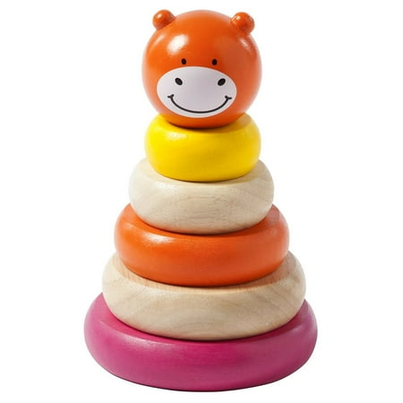 - Manhattan Toy Wooden Stacker Baby Developmental Toy, Pink