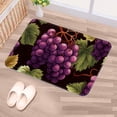 thumbnail image 5 of Grape Area Rugs: Polyester Non-Slip Machine Washable Floor Carpet Office Rug, 5 of 6