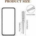 thumbnail image 2 of 2 pcs stainless steel nail files for natural nails professional nails, 2 of 5