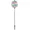 11-inch Striped Iridescent, variant on In the Breeze 2680 — 8.5 Inch Iridescent Gazing Ball Spinner - Outdoor Wind Spinner Garden Décor