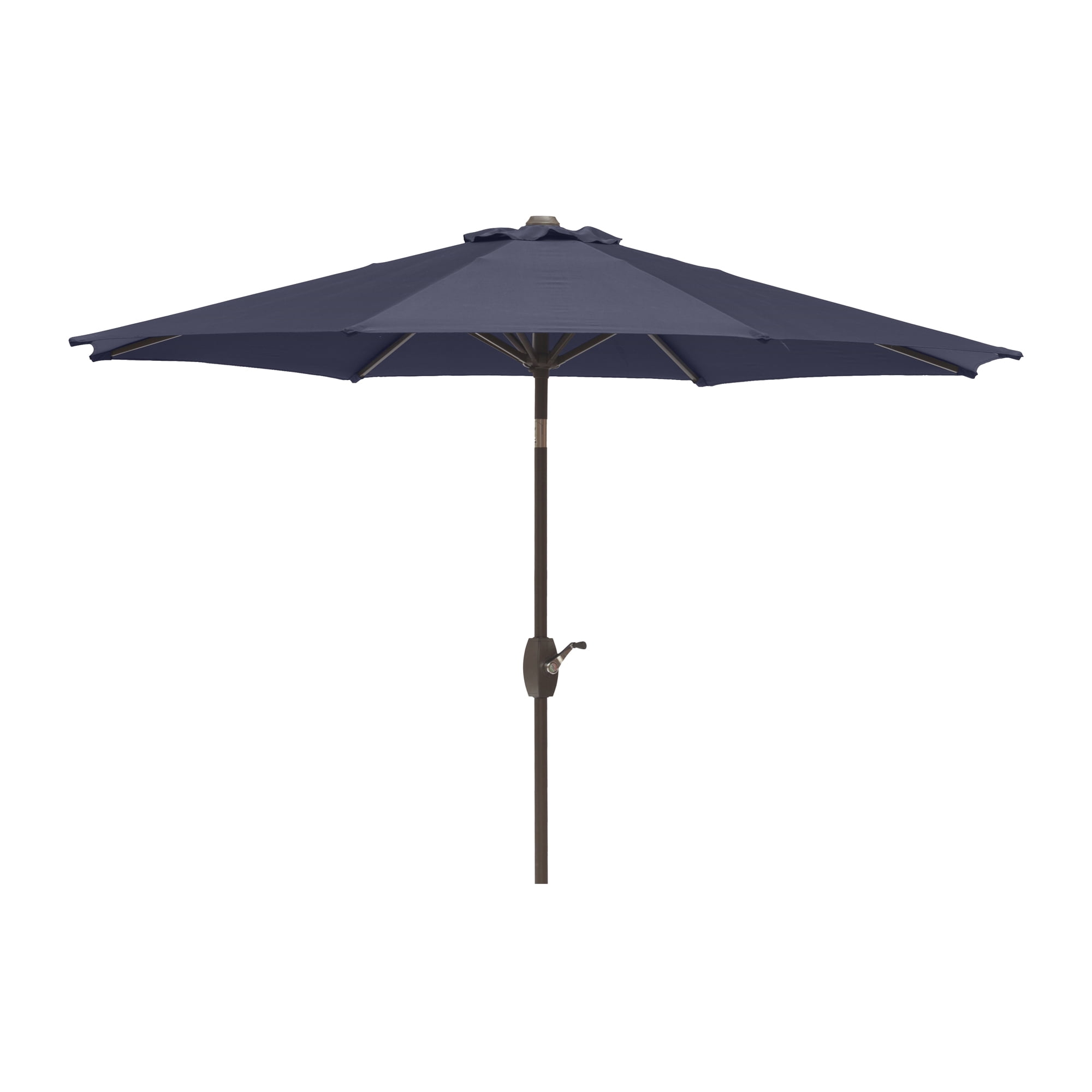 GARDEN 9 Ft Outdoor Patio Market Umbrella with Tilt & Crank Lift, Navy Blue
