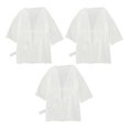 thumbnail image 1 of RENACLIPY 3pcs Disposable Bathrobes For Salon Spa Comfortable Gown For Guests Versatile Robes Breathable For Sauna Use, 1 of 8