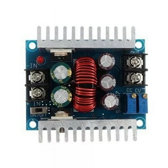 300W 20A LED Driver - DC-DC Buck Converter Module with Constant Current & Electrolytic Capacitor