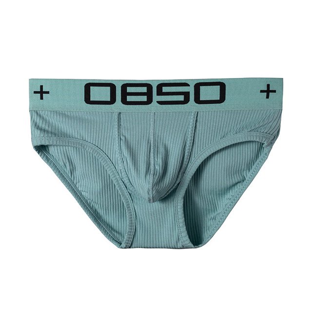Embalaje independiente Escritos de los hombres Escritos de los hombres Ropa interior de los hombres De algodón Sexy La forma del cuerpo Transpirable Cintura baja Elástico Ropa interior Ropa interior