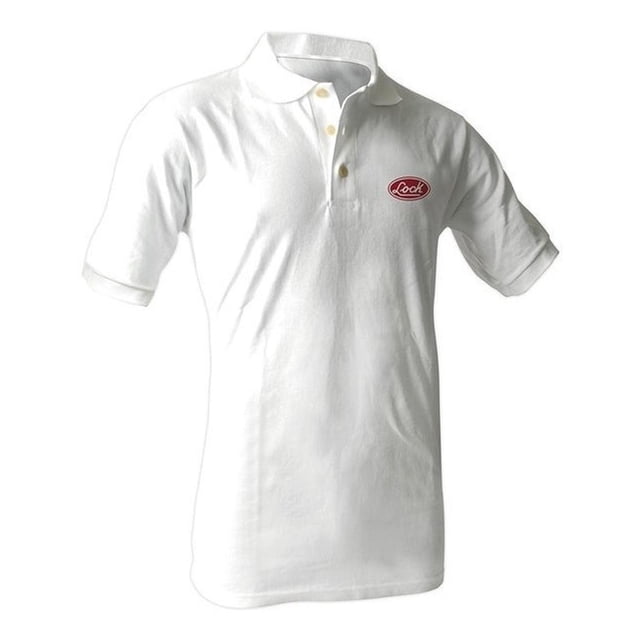 Playera Tipo Polo Para Dama Blanca Talla Ch Lpodbc Lock L.O.C.K. LPOBL