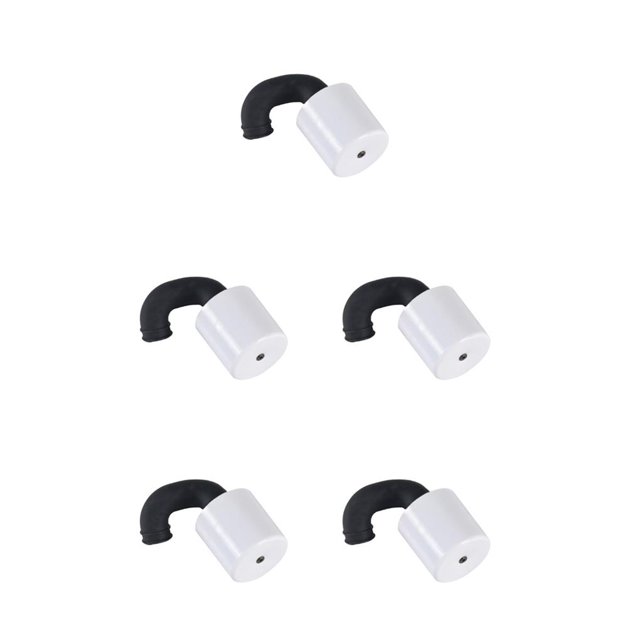 Bewildely Filtro de aire para coche RC a escala 1/8, accesorio para vehículo, sistema de filtración de juguete para niños y adultos, suministros de Blanco 5piezas Bewildely CBP183468