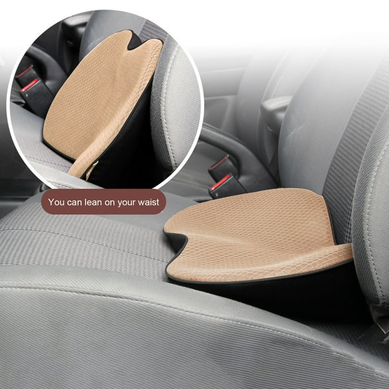 KAOU Car Seat Cushion Relieve Back Pain Enhance Driving Experience Seat  Cushion for Long-distance Travel Ultimate Comfort Black One Size 