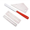 thumbnail image 1 of Stainless Steel Guitar Fret Polishing File Guitars Frets Leveling Ruler Fret Polishing Protection Gasket Guitar Repairing Tool, 1 of 7