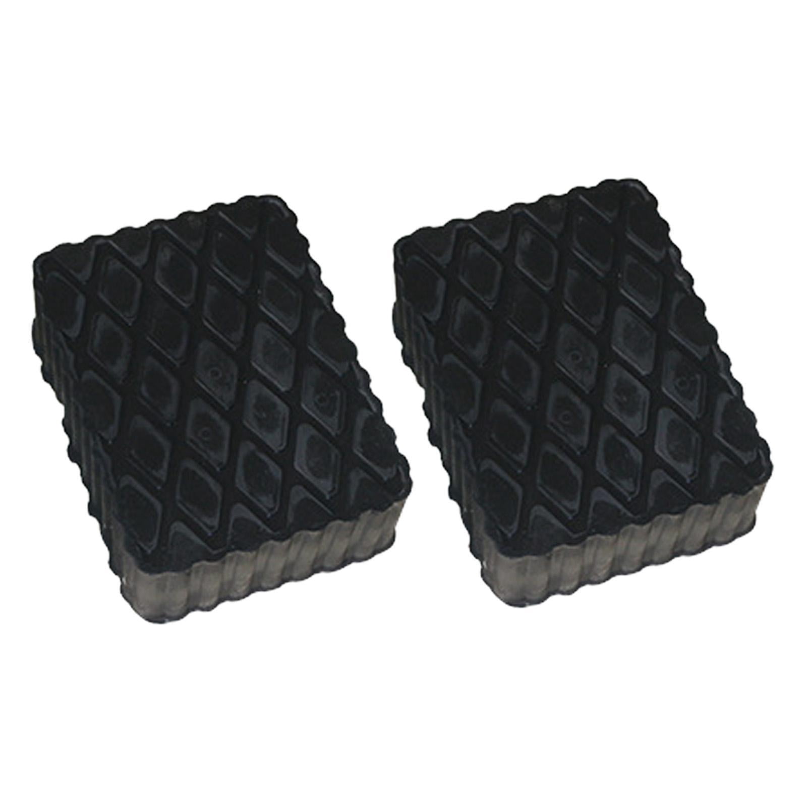 Wzmzjy 2 Pieces Generic Car Jack Pads Rubber Mats Thickened Auto Lift Supports Car Lift 12x8x4cm
