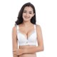 thumbnail image 3 of Sujetador fino de encaje de talla grande con pecho pequeño y copa engrosada para niña, ropa interior sexy ajustable, 3 of 6