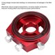 thumbnail image 2 of Aluminum Alloy Universal Oil Filter Temperature Cooler Gauge Sandwich Plate Adapter Kit, 2 of 3