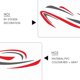 thumbnail image 4 of Universal DIY Stripes Graphics Decal for RV Motorhome Caravan Trailer Body Decoration, 4 of 4