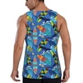 thumbnail image 3 of Haiem Hawaiian Style Men Workout Tank Top Gym Bodybuilding Sleeveless Muscle T Shirts Athletic Tank Breathable Workout Shirt-4X-Large, 3 of 9
