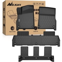 Nilight Floor Mats for Rivian R1S 2022 2023 2024 2025 (7 Seats Only) All Weather Custom Fit Heavy Duty Floor Liners