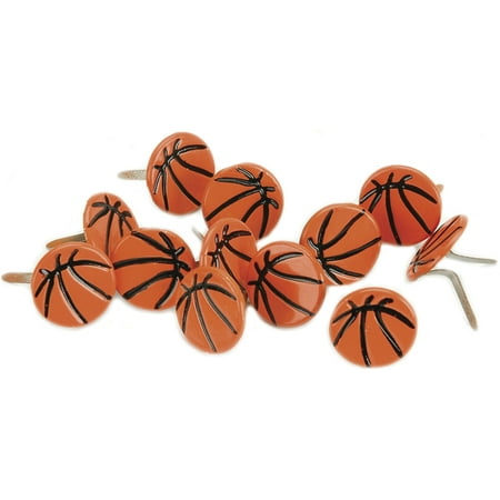 

Eyelet Outlet Shape Brads 12/Pkg-Basketballs