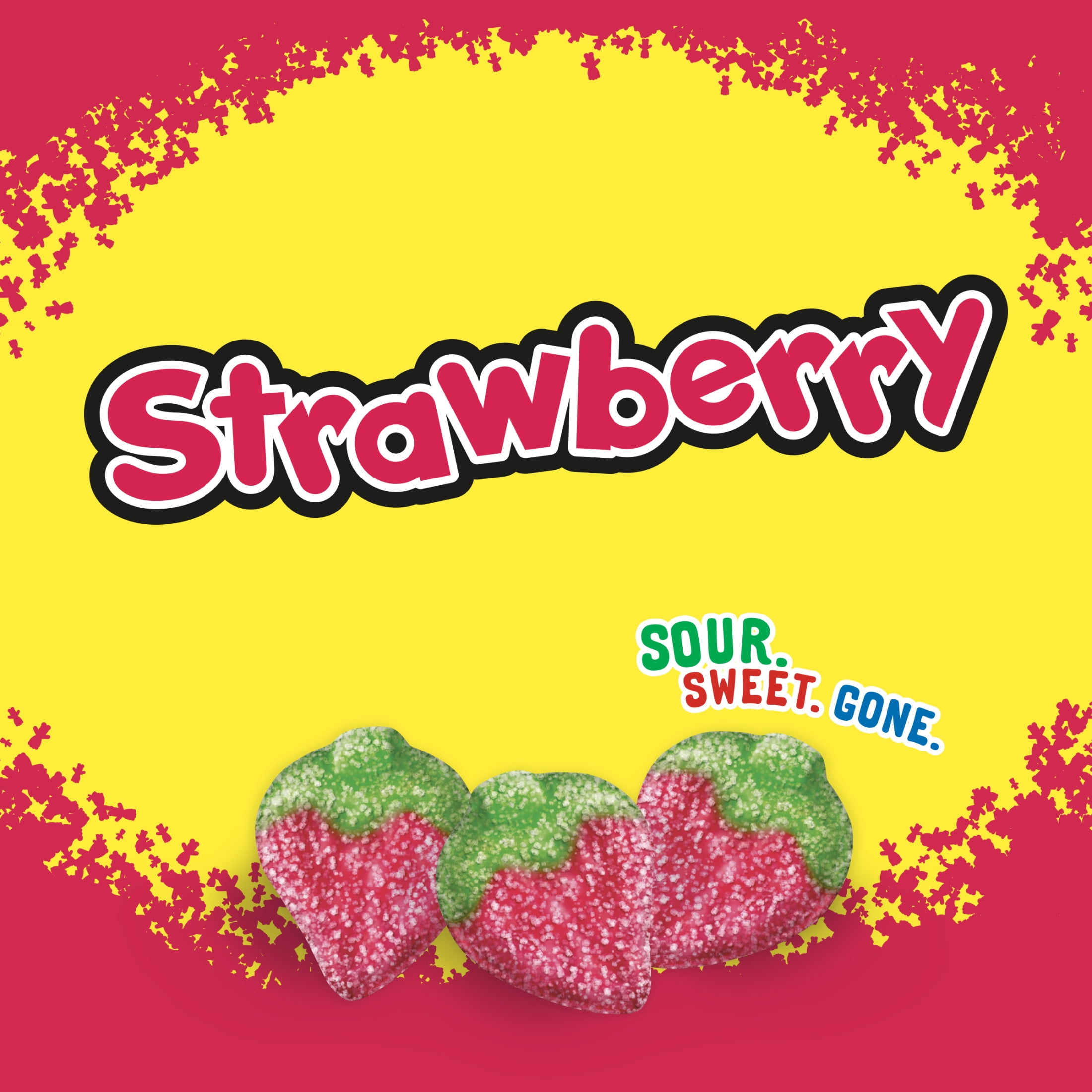 SOUR PATCH KIDS Strawberry Soft & Chewy Gummy Candy, Share Size, 12 oz