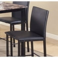 thumbnail image 5 of Roundhill Furniture Citico Metal Counter Height Dining Chairs with Black Metal Frame, Set of 4, 5 of 6