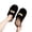 Black, variant on Cute House Slippers, Indoor Slippers for Women, Comfy Slippers, Women’s Memory Foam Slippers – Plush Fuzzy Scuff Slides with Soft Warm Lining, Cozy Indoor/Outdoor Comfort House Shoes, Black, 40