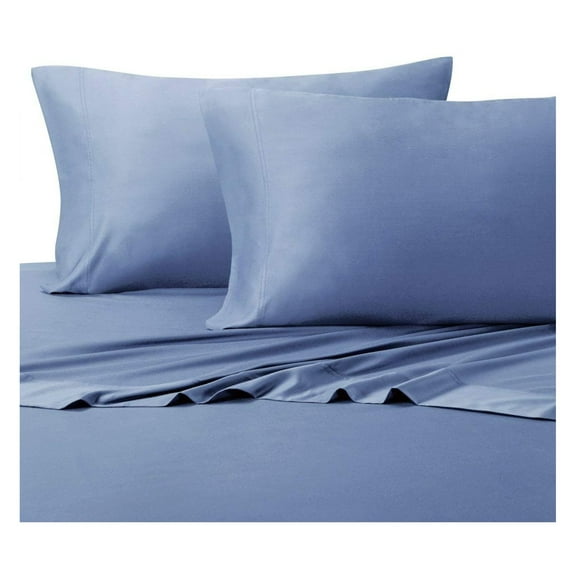 Silky-Soft Viscose from Bamboo-Cotton , Twin Extra Long XL 3PC Bed Sheets Set, Periwinkle Twin XL