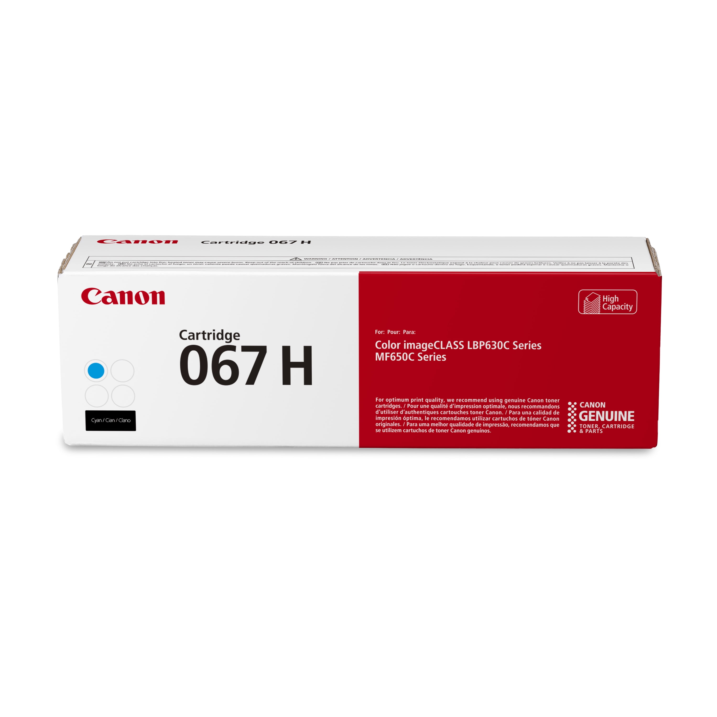Canon Cartridge 067 H Black 純正トナー Canon Toner Cartridge 067 H Black for MF650 and LBP630 Series