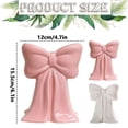 thumbnail image 3 of Bow Knot Flower Vase, Creative Sweet Girly Decorative Vase for Flower Arrangement, Small Storage Organizer, Cute Home Decor and Tabletop Ornament, 3 of 9