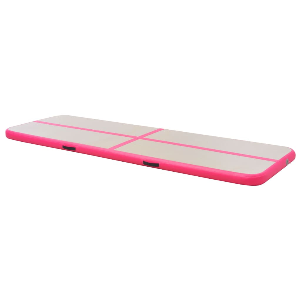 Vidaxl inflatable gymnastics mat with pump pvc deals