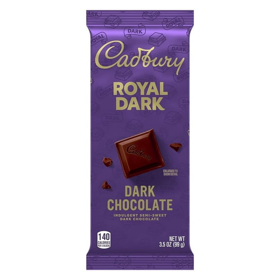 CADBURY ROYAL DARK Dark Chocolate Candy Bar, 3.5 Oz, 14 Count