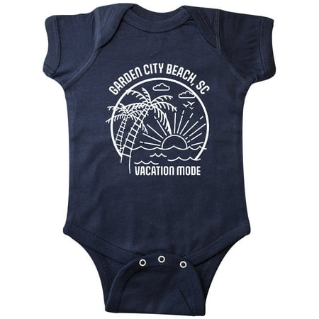 

Inktastic Summer Vacation Mode Garden City Beach South Carolina Gift Baby Boy or Baby Girl Bodysuit