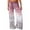 Wine, variant on Dolkfu Wide Leg Winter Pants for Women Gradient Printed Blue Yoga Pants Drawstring Comfy Flowy Palazzo Womens Tall Pants L