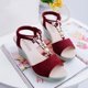 thumbnail image 4 of Amzcrzy Zapatos de mujer,Zapatos de mujer,Zapatillas de mujer, Sandalias romanas informales con cuña y cuentas para mujer Sandalias Mujer Zapatillas De Casa, 4 of 5