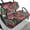Tropical Hibiscus Flower Leaves, variant on POLERO 2PCS Golf Cart Seat Covers, Watercolor Tropical Flower Leaves Print Breathable Front and Rear Seat Cushion Cover Fits for Ezgo Club Car Golf Cart Original Regular Seats, No Stapler