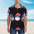 thumbnail image 4 of Goofa Gnome Independence Day Hawaiian Shirt for Men, Unisex Summer Beach Casual Short Sleeve Button Down Shirts,Aloha Tropical Floral print shirt-Medium, 4 of 9