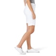 thumbnail image 3 of Bermuda Short Lee para mujer, corte holgado, color blanco, talla 4, 3 of 6