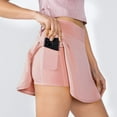 thumbnail image 3 of Aayomet Women'S Skirts Women's Terry Cotton and Modal Drawstring Sweatshirt Skirt,Pink XL, 3 of 5