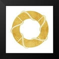 thumbnail image 2 of Villa, Mlli 15x15 Black Modern Framed Museum Art Print Titled - Gold Floaty, 2 of 5